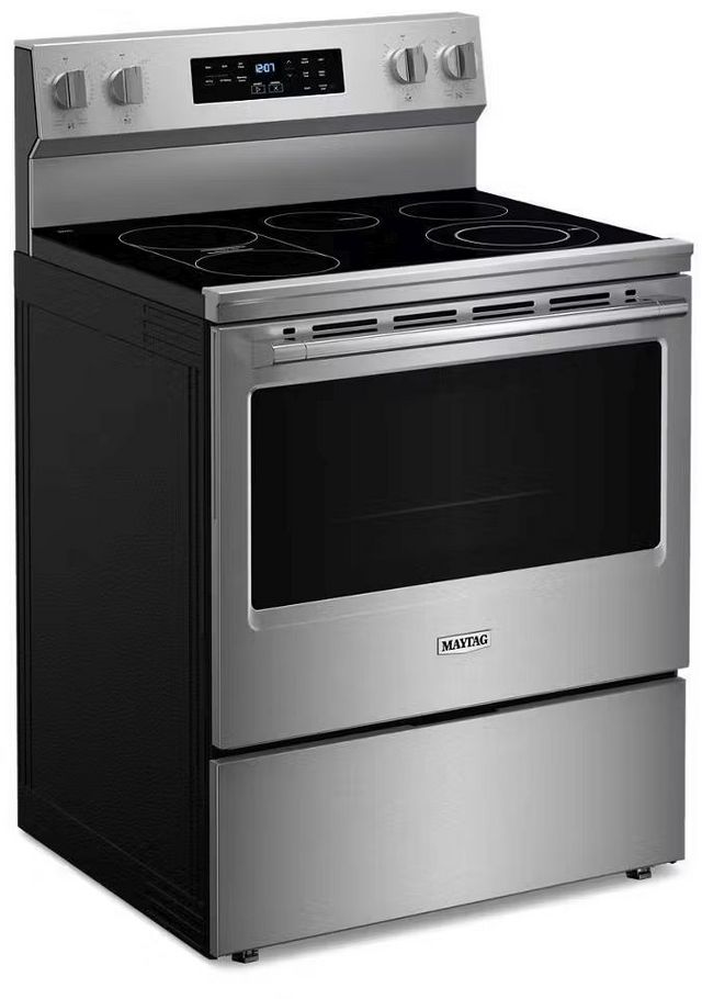 Maytag® 30" Fingerprint Resistant Stainless Steel Freestanding Electric Range-1