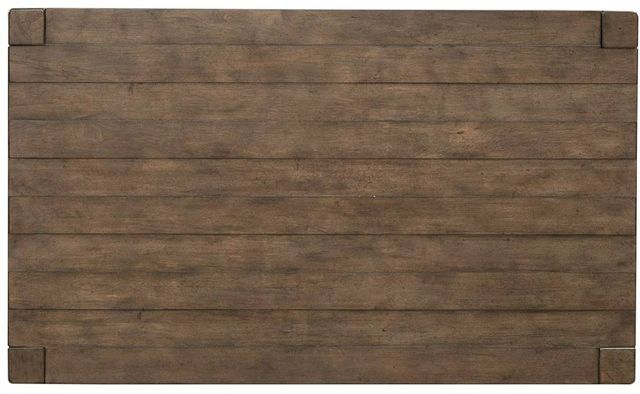 Liberty Furniture Broadmore Cobblestone Brown Rectangular Cocktail Table-4