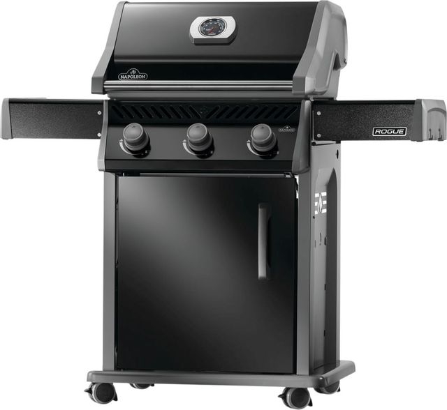 Napoleon Rogue® 425 3-Burner Black Freestanding Liquid Propane Grill-4