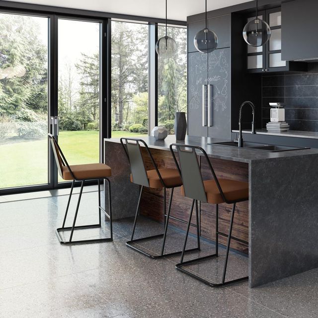 Amisco Cassidy Non-Swivel Counter Stool-1