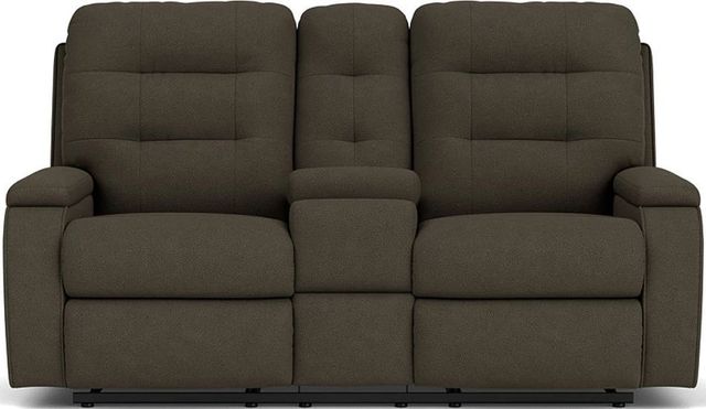 Flexsteel® Kerrie Power Reclining Loveseat with Console-1