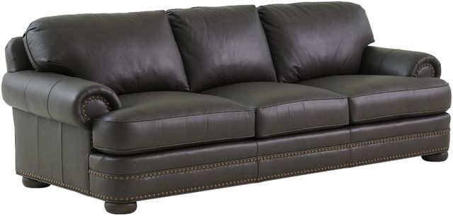 Lexington Home Customizable Silverdo Kensington Leather Sofa-0