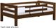 Crate Designs™ Furniture TimberFrame Brindle Queen Upper Bunk Bed-0