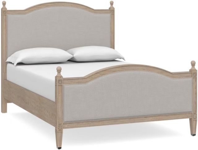 Bassett® Furniture Charlotte Washed Elm King Upholstered Bed