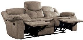 Mazin Furniture Bastrop 2 Piece Light Brown Reclining Sofa & Loveseat Set-3