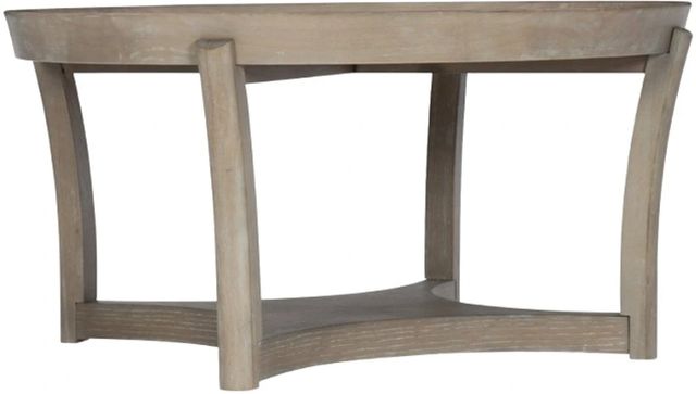 Hooker® Furniture Affinity Greige Sand Blasted Round Cocktail Table-0