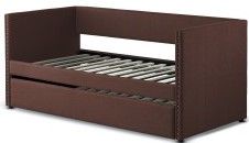 Mazin Furniture Therese Chocolate Daybed With Trundle-2