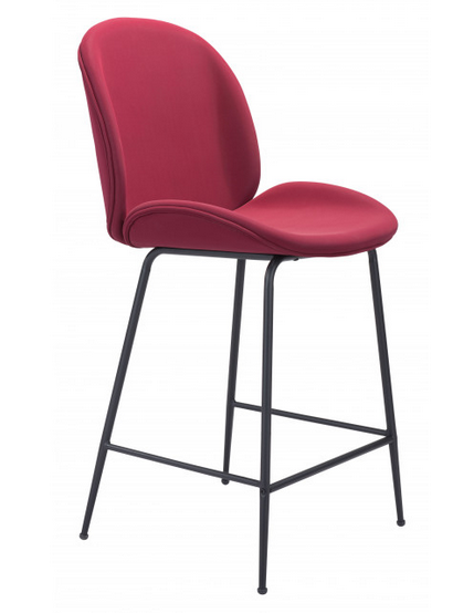 Zuo® Modern Miles Red Counter Chair-0