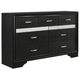 Coaster® Miranda 4-Piece Black Full Bedroom Set-3