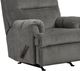 Affordable Furniture 2155 Sims Charcoal Manual Rocker Recliner-1