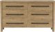 Riverside Furniture Davie Pale Oak 6-Drawer Dresser-1