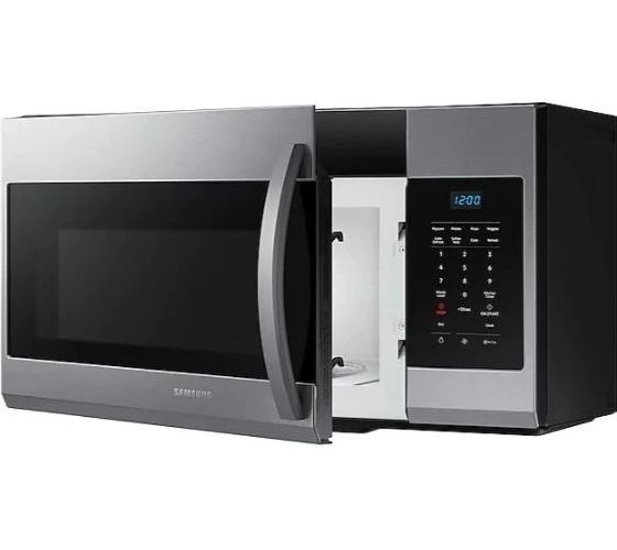 Samsung 30" 2.1 Cu. Ft. Fingerprint Resistant Stainless Steel Over the Range Microwave-2