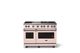 Viking® 5 Series 48" Blush Pro Style Gas (NG) Range with Polished Chrome Trim-3