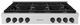 ZLINE Paramount Autograph Edition 48" Stainless Steel Gas Cooktop with Matte Black Accents-0