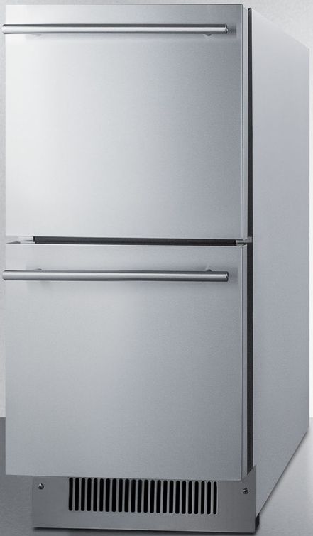 Summit® 2.8 Cu. Ft. Panel Ready Refrigerator Drawers-2