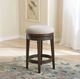 Liberty Furniture Mill Creek Cream/Peppercorn Console Swivel Stool-1