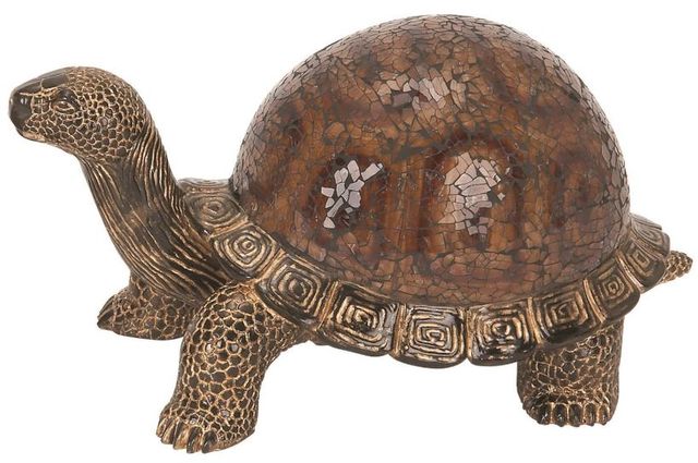 Deco Marche Brown Turtle Decorative Sculpture-1