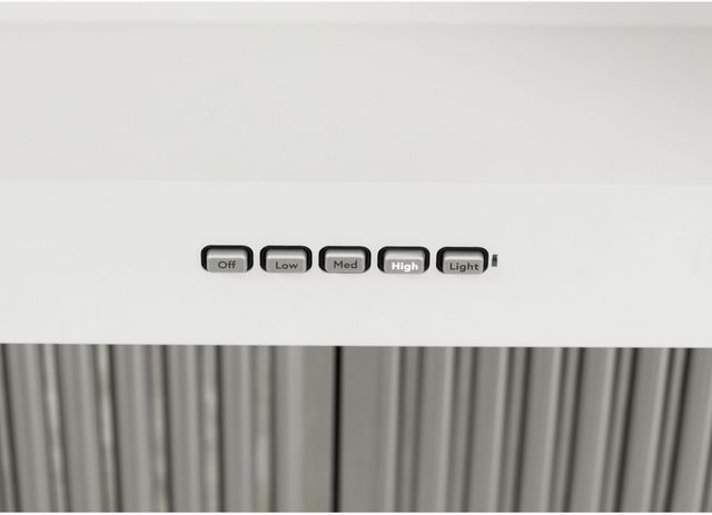 Café™ 30" Matte White Wall Mounted Commercial Range Hood-3