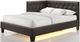 Elements International Julesburg Brown Full Youth Corner Panel Bed -1