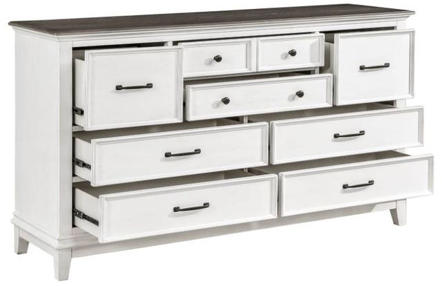 Homelegance® Chesterton Antique White/Dark Brown Dresser-3