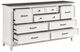 Homelegance® Chesterton Antique White/Dark Brown Dresser-3