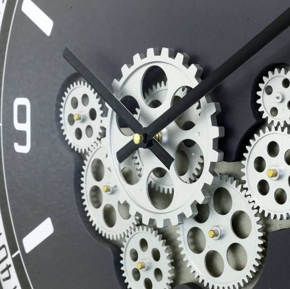YHD Black/Off-White Traditionlist Wall Clock-4