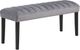 Crown Mark Pascal Black/Gray Dining Bench-0