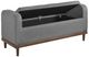 Homelegance® Brigitte Gray Lift Top Storage Bench-3