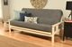 Kodiak Furniture Monterey Marmont Thunder/Antique White Full Futon with Mattress-1