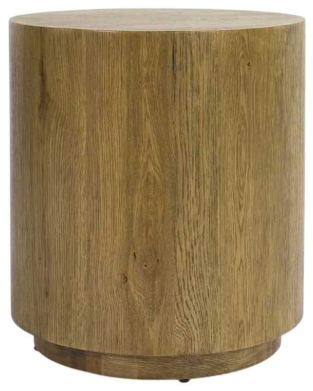 Classic Home Layne Light Brown Round End Table-0