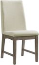 Elements International Dapper Grey/Glass Dining Table with 6 Chairs Set-2