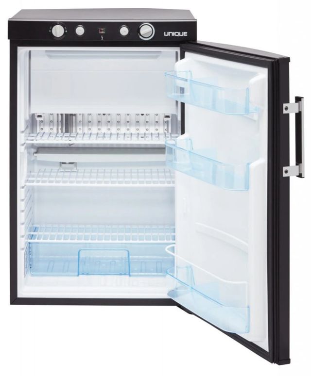 Unique® Appliances 3.4 Cu. Ft. Black Liquid Propane Outdoor Compact Refrigerator-1