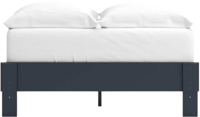 Signature Design by Ashley® Simmenfort Matte Navy Blue Full Platform Bed-3