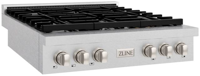 ZLINE Paramount 36" Satin Stainless Steel Gas Cooktop-1