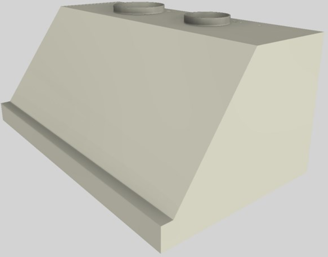 Vent-A-Hood® 42" Wall Mounted Range Hood-Biscuit-4