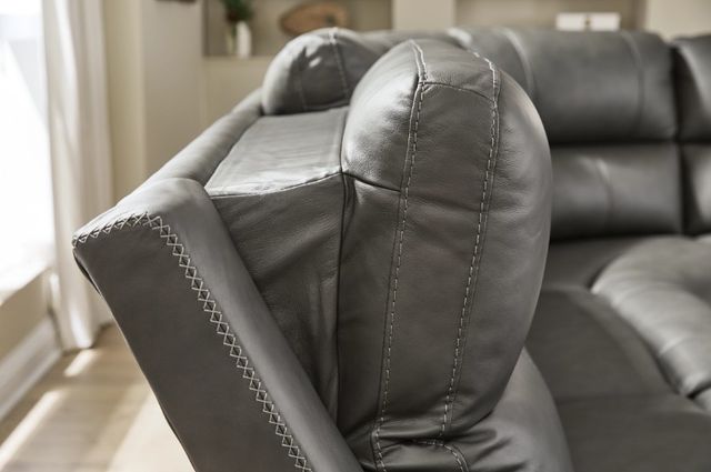 Signature Design by Ashley® Bleckley 5-Piece Anchor L-Shape Power Reclining Sectional with Adjustable Headrest-2