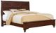 Vaughan-Bassett Vista Warm Cherry King Sleigh Bed -0