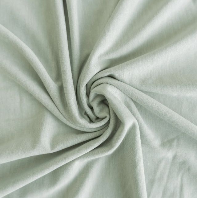 Dreamfit® DreamChill™ 5-Piece Heathered Sage Bamboo Comfort Stretch Knit Split Queen Sheet Set-1