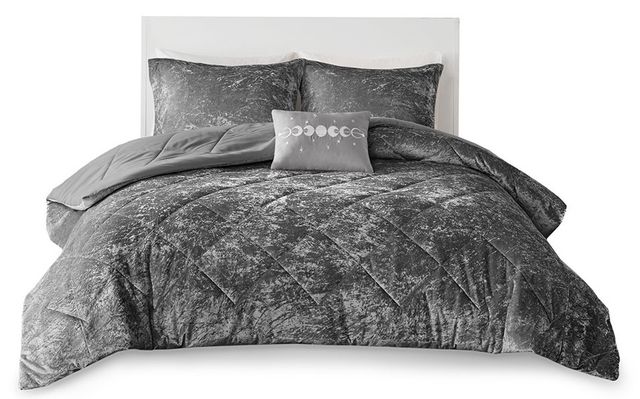 Olliix by Intelligent Design Felicia Grey Twin/Twin XL Comforter Set-0