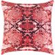 Surya Chloe Bright Red 18"x18" Toss Pillow with Polyester Insert-3