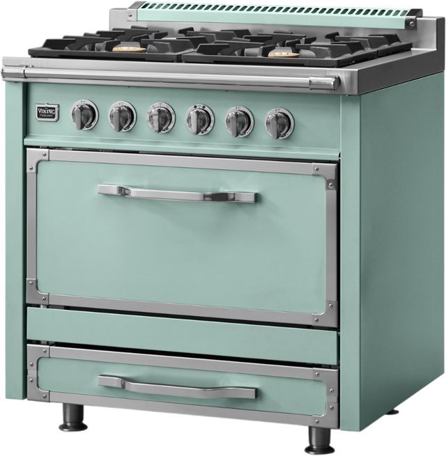 Viking® Tuscany 36" Splash Pro Style Dual Fuel Range-2