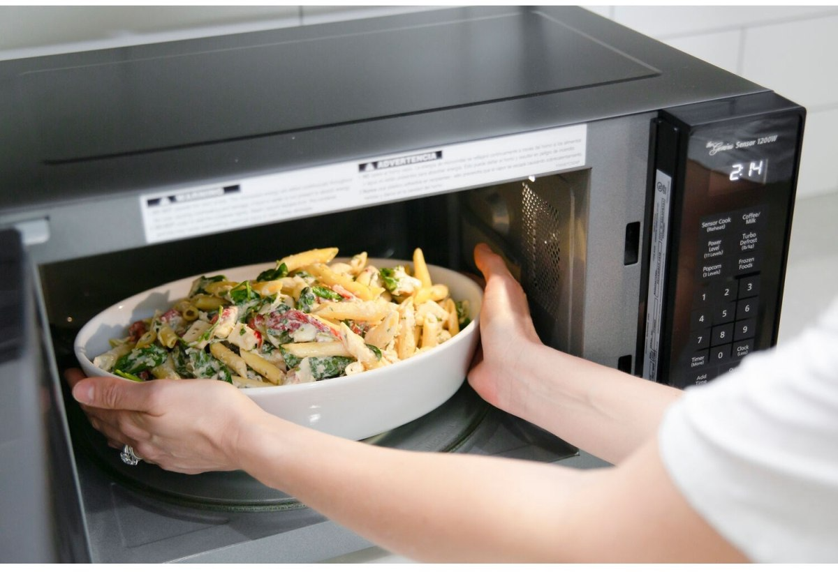 Panasonic® 1.2 Cu. Ft. Black Countertop Microwave | Arnold's