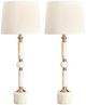 Crestview Collection Montrose White Buffet Lamp-3