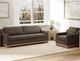 International Furniture Direct Samba Dark Chocolate/Sand Drift Accent Chair-4