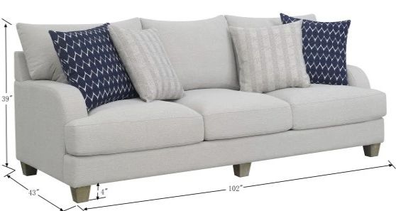 Emerald Home Laney Gray Sofa-2