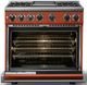 Viking® 7 Series 36" Spiced Cider Pro Style Dual Fuel Range with Griddle-1