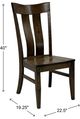 Boulder Creek Furniture Florence Maple Dining Side Chair-4
