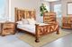 Porter International Designs Crossroads Natural Queen Panel Bed-2