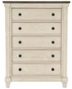 Homelegance® Weaver Antique White/Rosy Brown Chest-2