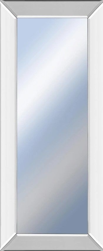 Classy Art Chrome Decorative Framed 42" Wall Mirror-0